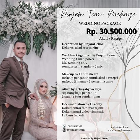 Contoh Harga Jasa Wedding Organizer di Indonesia